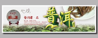 普洱茶广告包装宣传展板